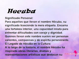 significado del nombre Hecuba