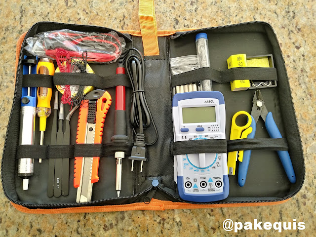 kit de ferramentas para eletrônica