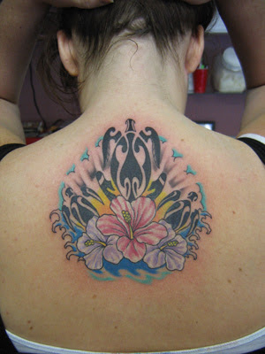 flower butterfly tattoos
