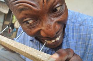 the man with the Strongest teeth in Africa