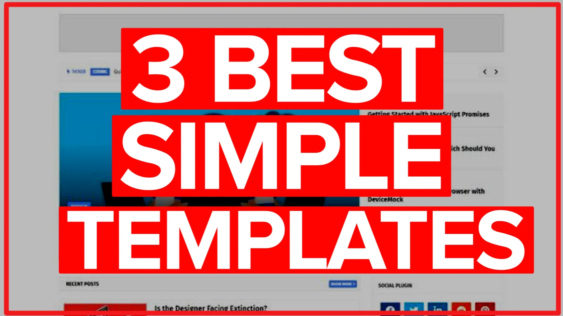 3 Simple and Fast Blogger Template In 2023