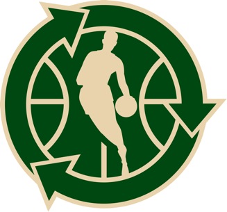 nba green basketball player logo