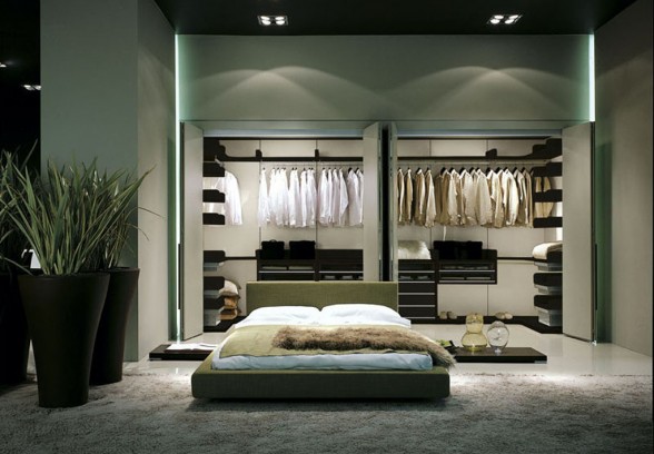 Large Clean Wardrobe Design