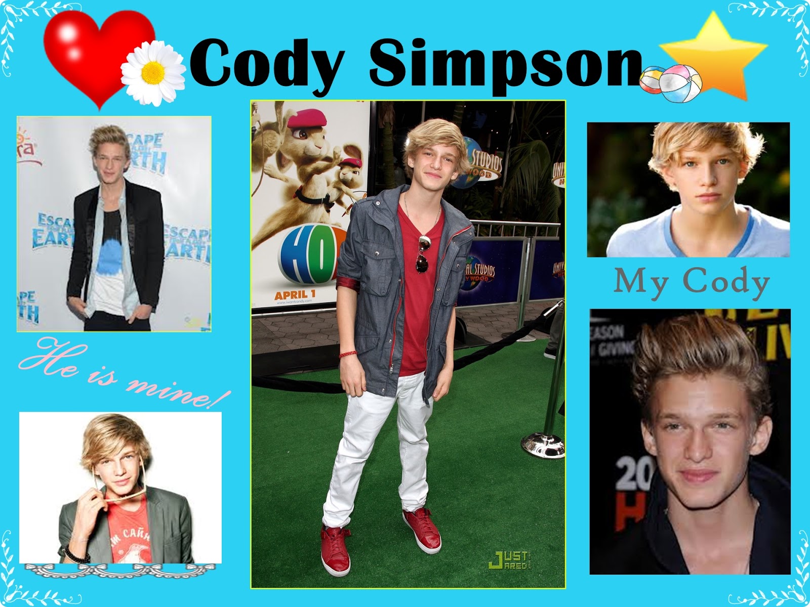 Mi diario compartido...♥♥♥: Wallpaper de Cody Simpson.