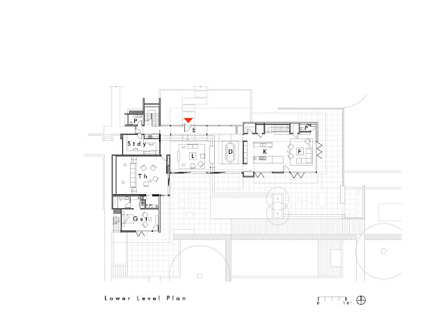 Ground floor plan of Oz House in Silicon Valley