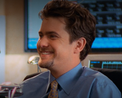 Pacey smiling