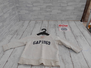 中古品　ＧＡＰ　長袖アウター　８０㎝　１００円