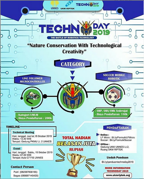 Technoday 2019 oleh Universitas Negeri Semarang (UNNES)