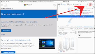 Official Windows 10 Download ISO without Media Creation Tool