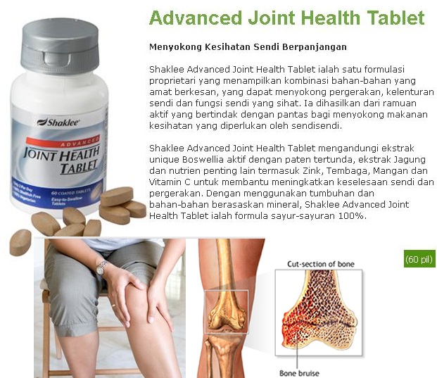 Vitamin untuk Sakit Lutut - Advanced Joint Health Shaklee 