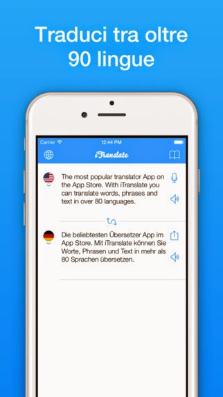 iTranslate - traduttore e dizionario si aggiorna alla vers 8.3