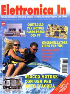 Elettronica In 39 - Maggio 1999 | ISSN 1124-8548 | TRUE PDF | Mensile | Elettronica
Elettronica In è una rivista mensile (10 numeri all'anno) di elettronica applicata con intenti didattici e divulgativi, rivolta a quanti operano nel campo della progettazione elettronica. 
In particolare ci rivolgiamo a quanti lavorano nei laboratori di Ricerca e Sviluppo e negli Uffici Tecnici di piccole e medie aziende nonché a quanti frequentano Corsi di Studio nel settore elettronico e informatico (studenti universitari e di scuola media superiore) ed ai loro insegnanti.
Prestiamo particolare attenzione anche a coloro che, pur non operando professionalmente in questi campi, sono affascinati dalla possibilità di realizzare in proprio dispositivi elettronici per gli impieghi più vari. 
I contenuti della rivista possono essere suddivisi in due differenti tipologie:
- Progetti pratici;
- Corsi teorici
In ciascun numero della rivista proponiamo progetti tecnologicamente molto avanzati, sia dal punto di vista hardware che software, che cerchiamo di illustrare nella forma più chiara e comprensibile occupandoci delle modalità di funzionamento, dei particolari costruttivi e delle problematiche software. In questo modo il lettore può acquisire e sperimentare in pratica una serie di conoscenze utili per cimentarsi in seguito con progetti simili o ancora più complessi. In ogni caso tutti i circuiti proposti sono originali ed hanno un'utilità immediata.
Nel secondo caso (Corsi teorici) vengono trattati argomenti di grande attualità per i quali non esistono ancora (o esistono in maniera frammentaria) informazioni approfondite. Agli aspetti teorici fanno sempre seguito applicazioni pratiche con le quali verificare sul campo le nozioni teoriche apprese.