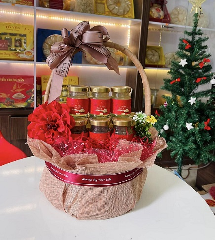 Giỏ Quà Tặng Yến Sào - Nhận Làm Set Quà Theo Yêu Cầu!