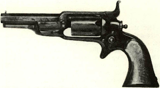 Sidehammer, 1855 Colt, .31 cal. revolver, No. 400 was owned by Major Wm. L. Bailey, C.S.A., on Joe E. Johnson’s staff, as indicated on silver handle plate.
