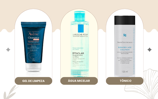 produtos de skincare