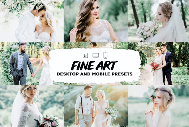 Fine art wedding lightroom presets