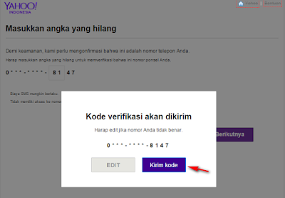 cara mengembalikan password email yahoo