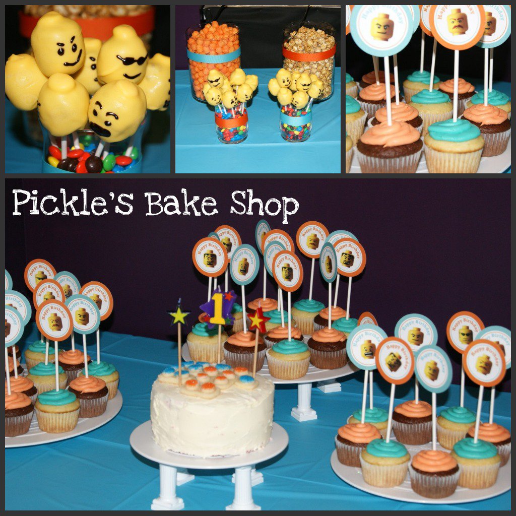 Pickle s Bake Shop  Lego  Themed First Birthday  Party 