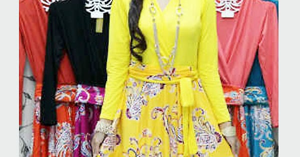 Lemari Muslim: Maxi Dress Batik BG-AN0706
