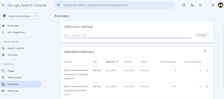 Submit Sitemap to Google Search Console