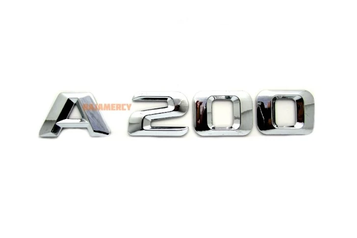 Emblem Angka A200 Chrome Mercedes Benz - Kode 2074