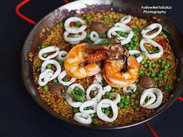 Paella Tiger Prawns, Calamari, Turkey Chorizo (2-4 persons) RM 160