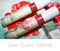 Gloss n°823 Pétale de rose et n°824 Pêche de vigne