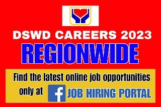DSWD is hiring now! Apply online now!