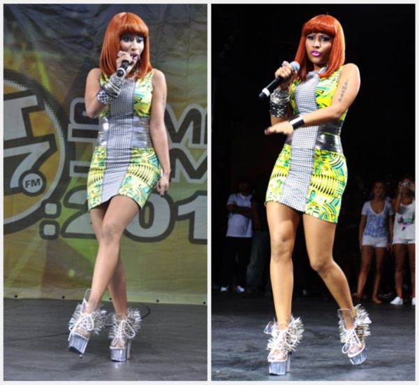 Nicki Minaj Rocks Shoes that Weigh 15 Pounds