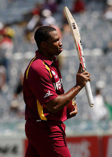 Kieron Pollard scored 94 in just 55 balls, Ireland v West Indies, Group B, World Cup, Mohali, March 11, 2011