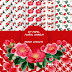 KIT PAPEL DIGITAL FLORAL CAMELIAS GRATIS