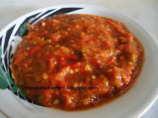 resep sambal pecel lele