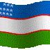 Animated Flag of Uzbekistan