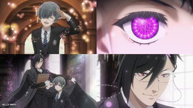 黒執事 寄宿学校編 1話 シエル 笑顔 セバスチャン アニメ4期 ウェストン校 Black Butler Season 4 episode 1 Ciel Sebastian