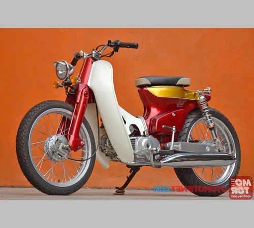Foto modifikasi sepeda motor honda c70, c700 modif jok dan 