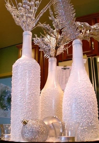  Homemade  Christmas  decorations  from bottles Home 