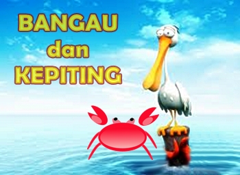 Kisah Bangau dan Kepiting  Cerita Dongeng Indonesia