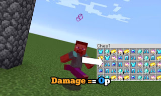 Damage Drops Op Item Addon || For Mcpe And Bedrock || By GamerFile Minecraft Data Pack