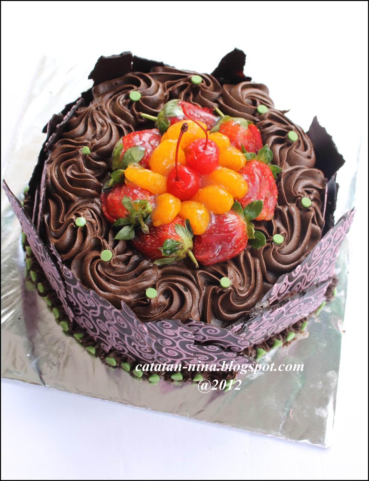 DEVIL'S FOOD CAKE FOR YUNA - Catatan-Nina  Aneka Resep 