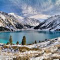 Lago en la montaña - Winter mountains