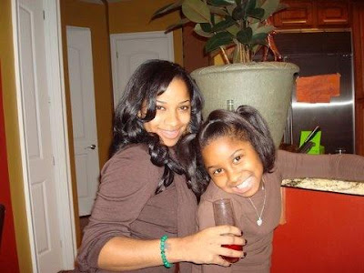 Lil Wayne's former wife Antonia “Toya” Carter and their 8 year old daughter 