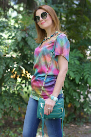 Hippy look, anni 70, tie dye blouse, Fashion and Cookies