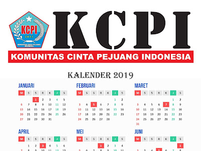 Kalender KCPI 2019