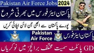 PAF Jobs 2024 Pakistan Air Force as Commissioned Officers