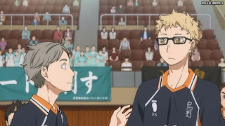 ハイキュー!! アニメ 第1期21話 月島蛍ツッキー スガさん | HAIKYU!! Episode 21