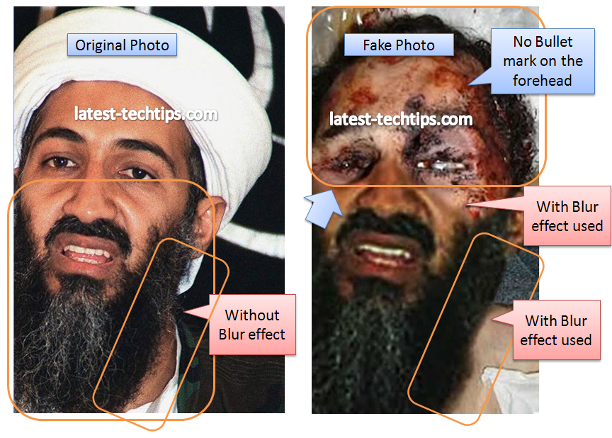 osama bin laden dead pics fake. Fake dead Osama Bin Laden