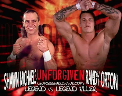 WWE Unforgiven 2003 - Shawn Michaels vs. Randy Orton - Legend vs. Legend Killer