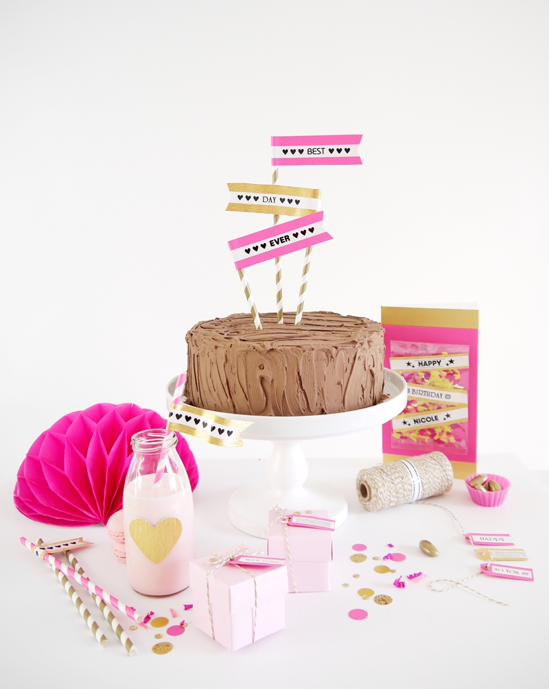  Pink  Gold DIY  Birthday  Party  Decor Party  Ideas  Party  