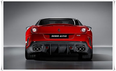 2011 Ferrari 599 GTO Rear View