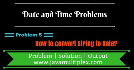 Java program that converts String to Date.